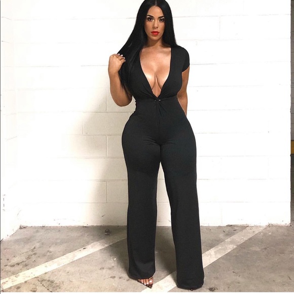 Other - Plunge neckline jumpsuit